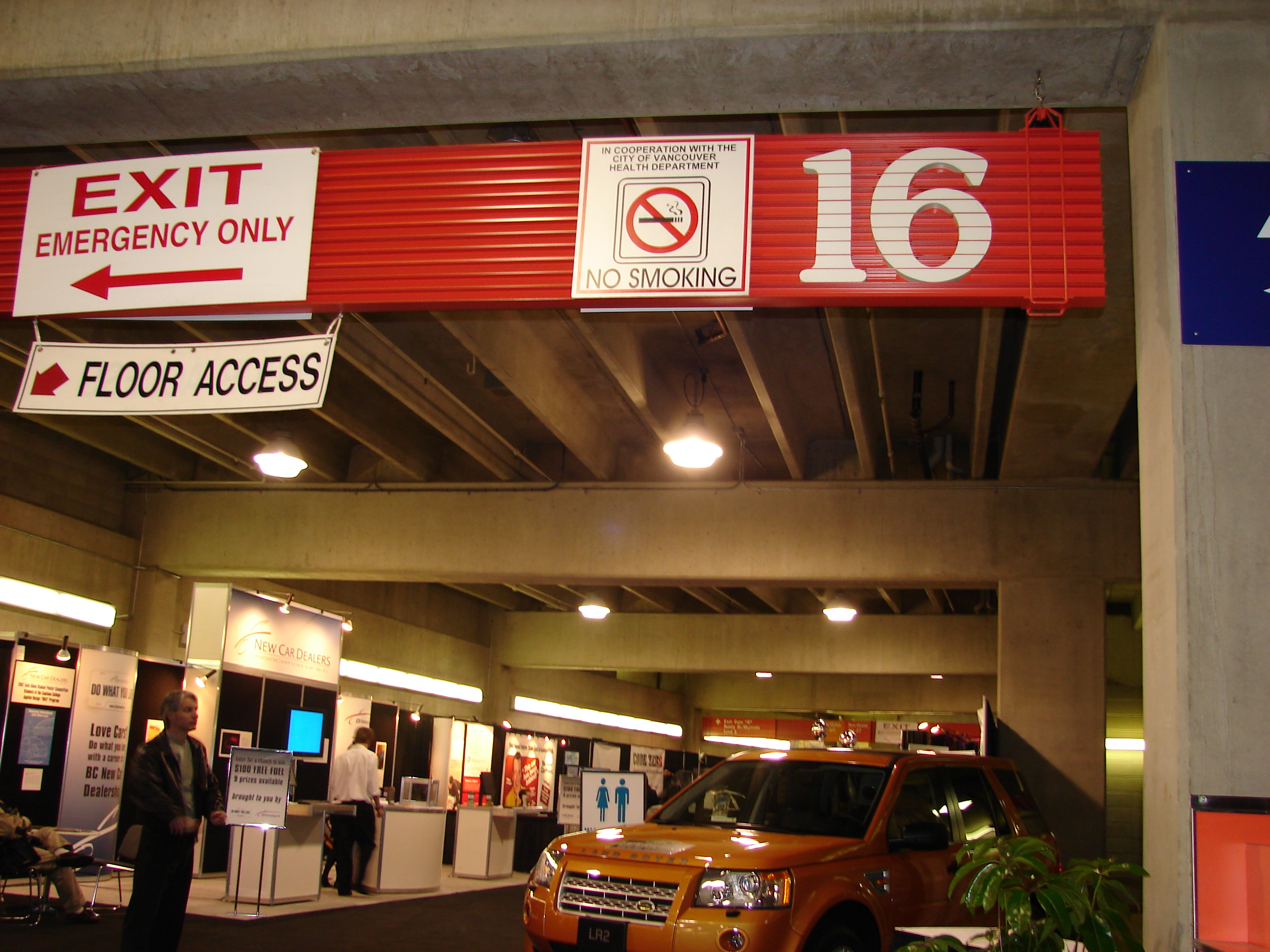 Interior seating bowl at BC Place in Vancouver before a major sporting event