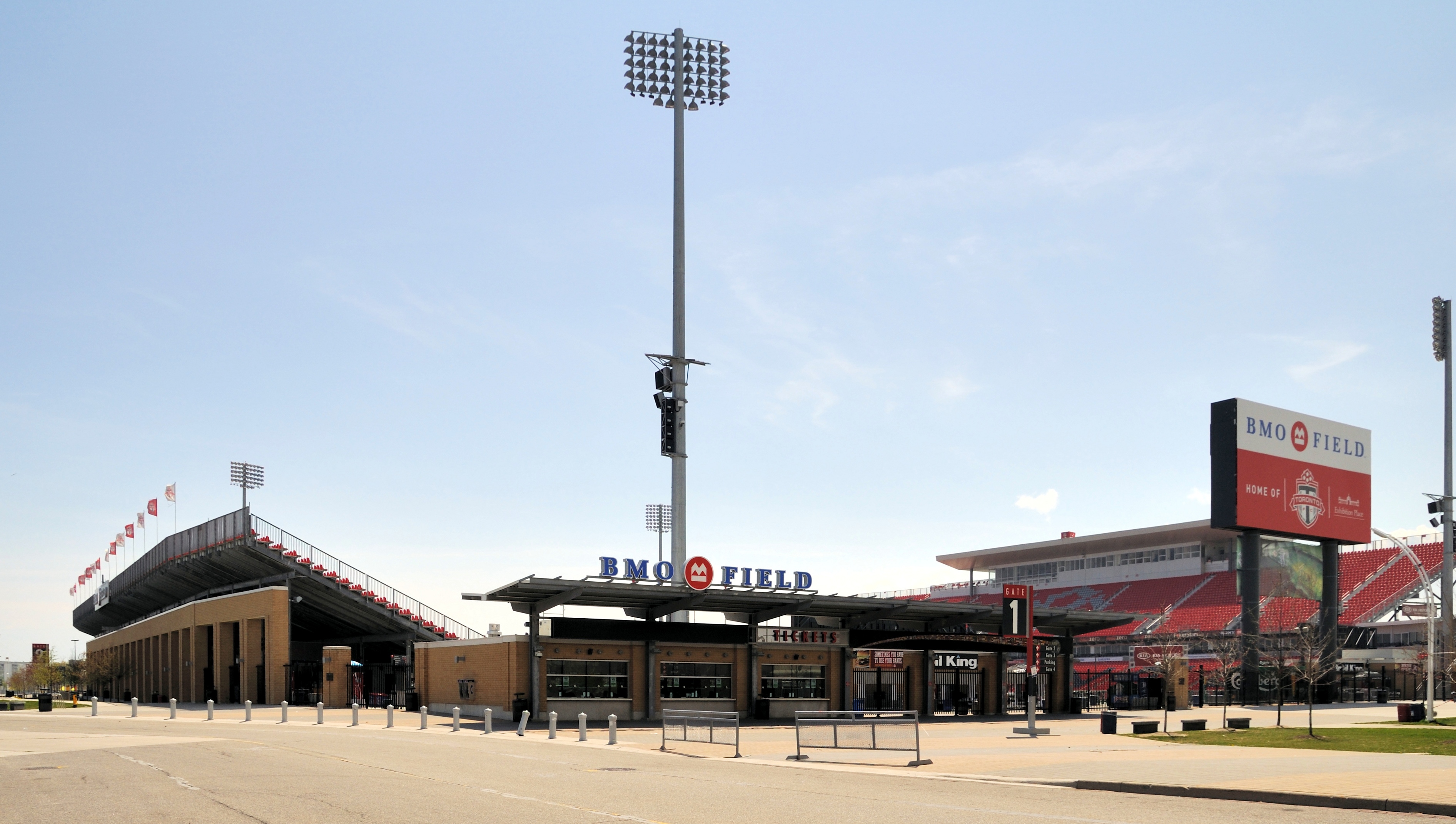 BMO Field in Toronto before a football match