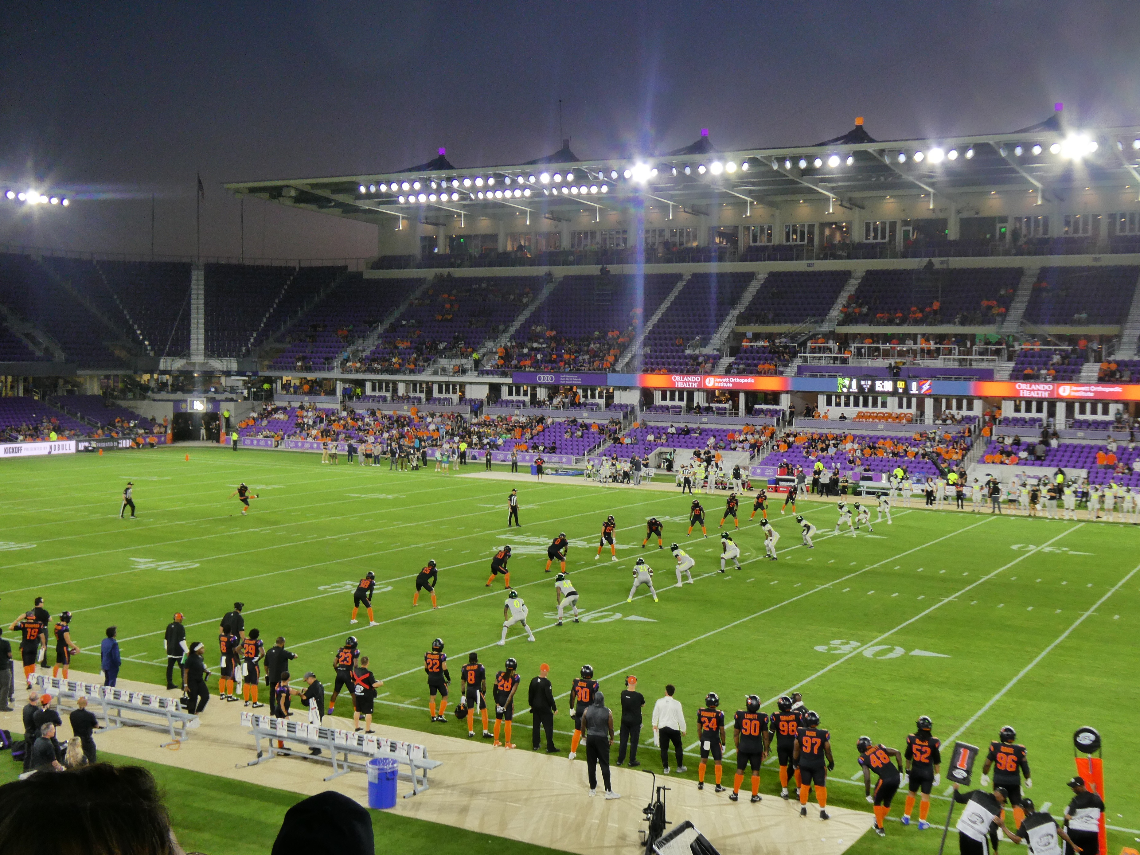 Real-photo view from inside Inter&Co Stadium before England faced Costa Rica in Orlando