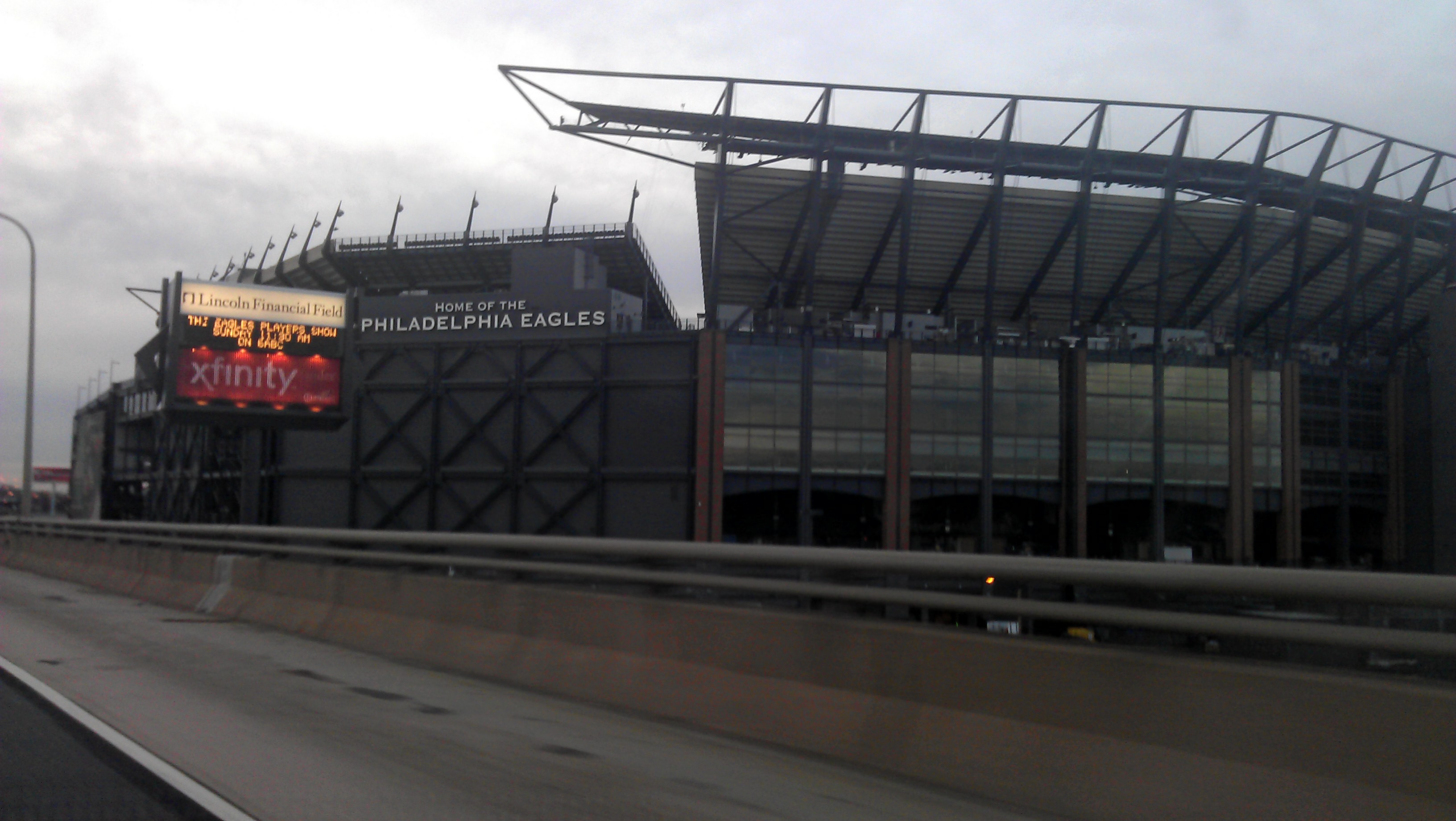 Lincoln Financial Field exterior in Philadelphia