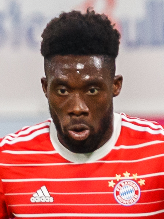 Alphonso Davies portrait for Canada