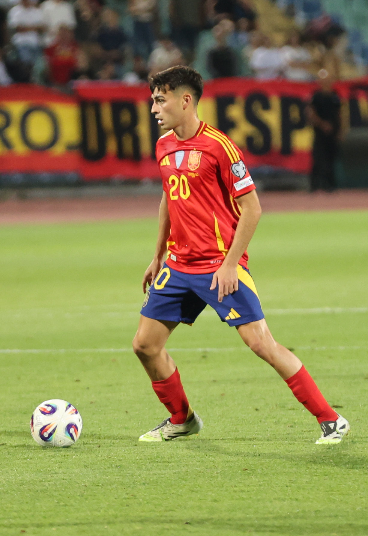 Pedri portrait for Spain