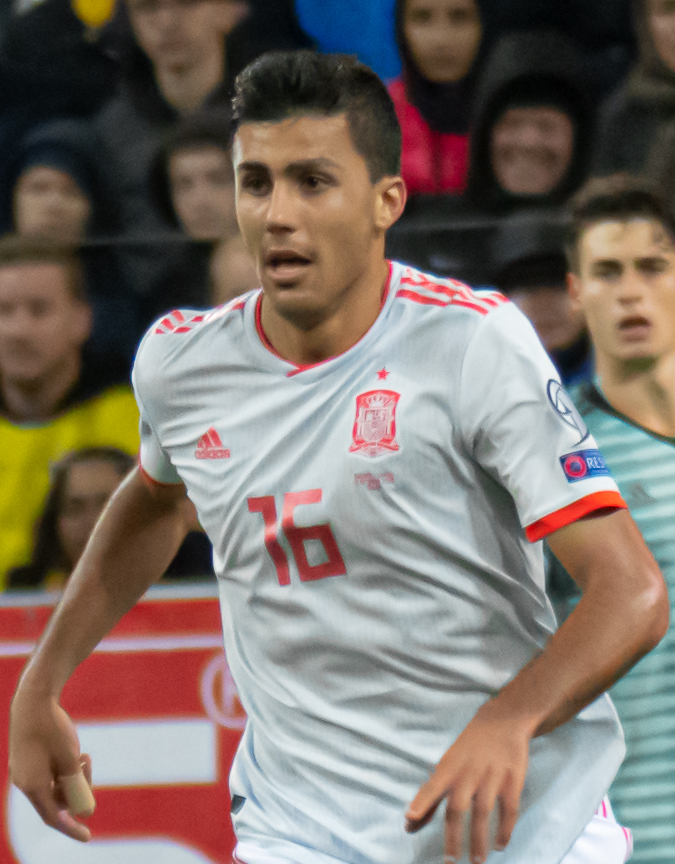 Rodri portrait for Spain