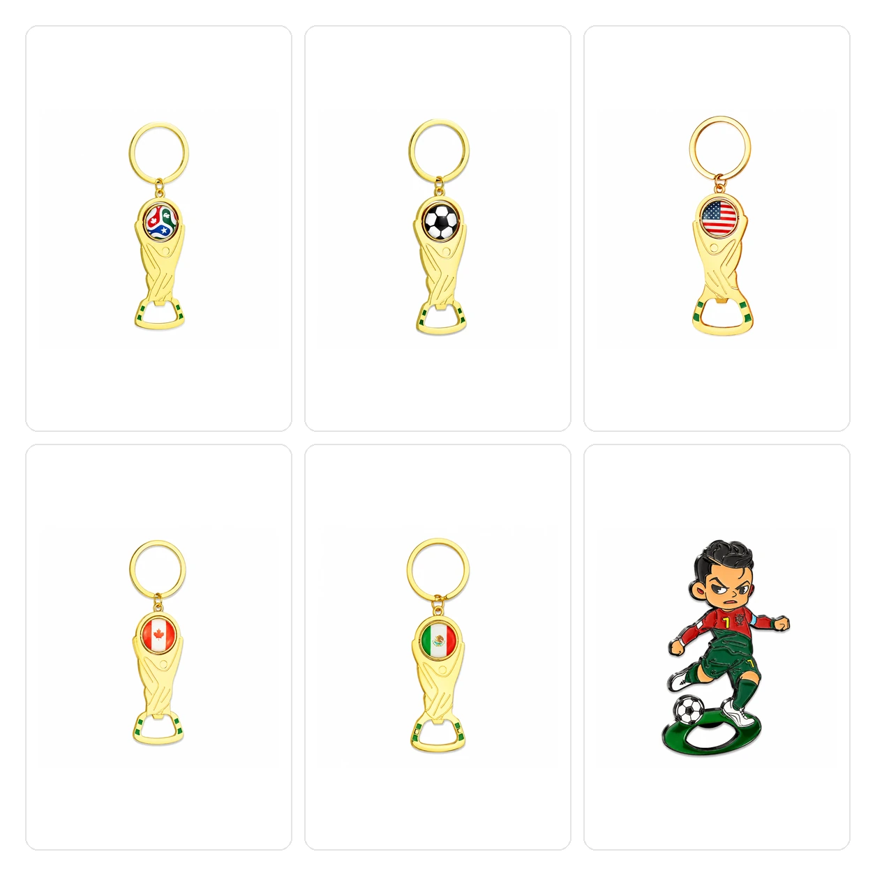 Football Bottle Openers for Soccer Fan Gifts